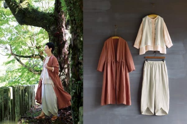 島根県石見銀山の“山桜”で染め上げた新作コレクション